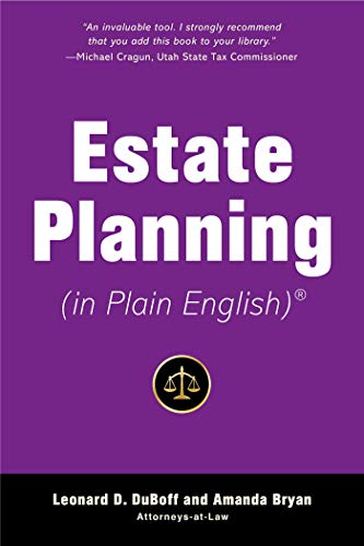 Imagen de archivo de Estate Planning (in Plain English) a la venta por HPB-Red