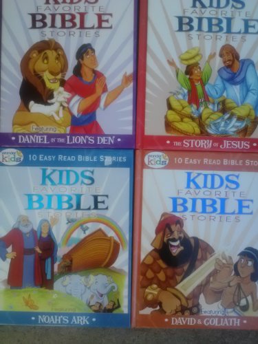 Beispielbild fr 10 Easy-to-Read Kids Favorite Bible Stories 4-Pack zum Verkauf von Wonder Book