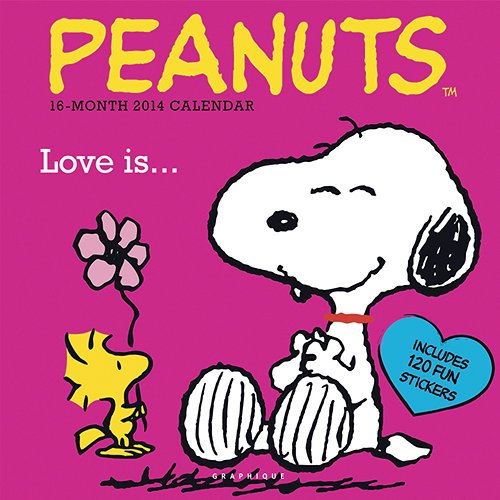 Stock image for 2014 Peanuts Love is Wall for sale by Basement Seller 101