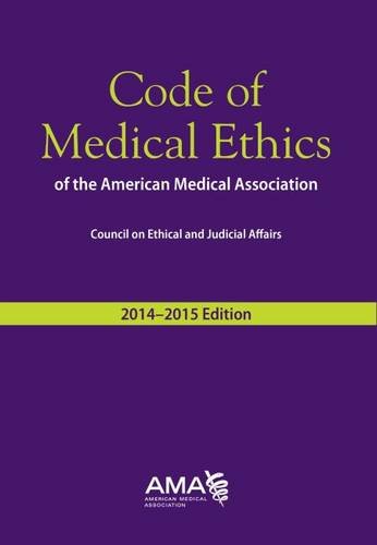Stock image for Code of Medical Ethics, 2014-2015: Of the American Medical Association for sale by SecondSale