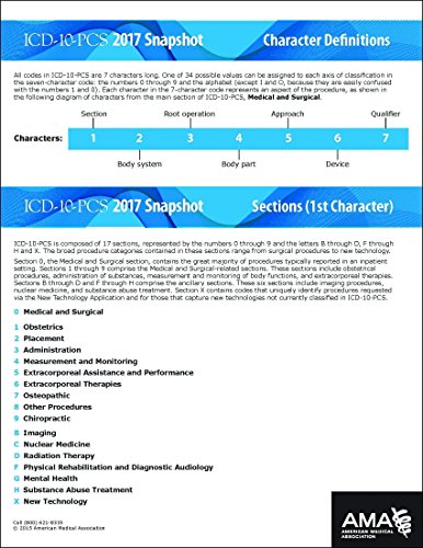 9781622024599: ICD-10-PCS 2017 Snapshot Coding Cards