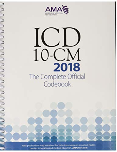 Imagen de archivo de ICD-10-CM 2018: The Complete Official Codebook (Icd-10-Cm the Complete Official Codebook) a la venta por ZBK Books