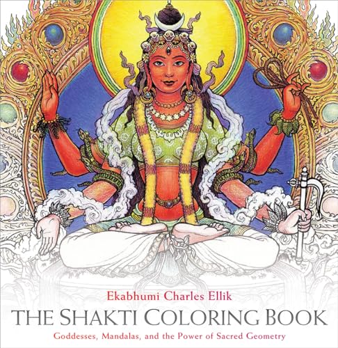 Imagen de archivo de The Shakti Coloring Book: Goddesses, Mandalas, and the Power of Sacred Geometry a la venta por Patrico Books