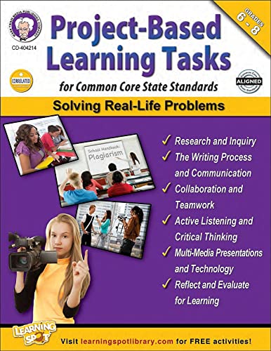 Beispielbild fr Project-Based Learning Tasks, Grades 6 - 8 : For Common Core State Standards zum Verkauf von Better World Books