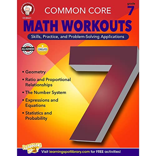 9781622234707: Common Core Math Workouts: Grade 7
