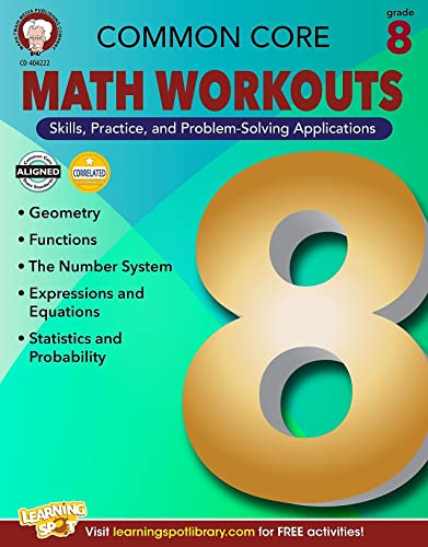 Stock image for Common Core Math Workouts, Grade 8 for sale by Blackwell's