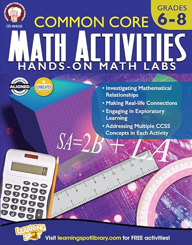 Stock image for Common Core Math Activities, Grades 6 - 8 for sale by SecondSale