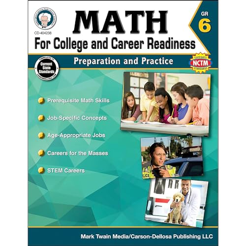 Imagen de archivo de Mark Twain - Math for College and Career Readiness, Grade 6 a la venta por SecondSale