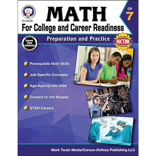 Imagen de archivo de Math for College and Career Readiness, Grade 7: Preparation and Practice a la venta por Bookmans