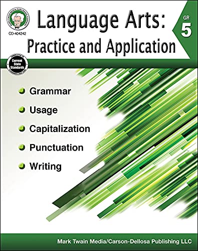 Stock image for Mark Twain - Language Arts: Practice and Application, Grade 5 for sale by Jenson Books Inc