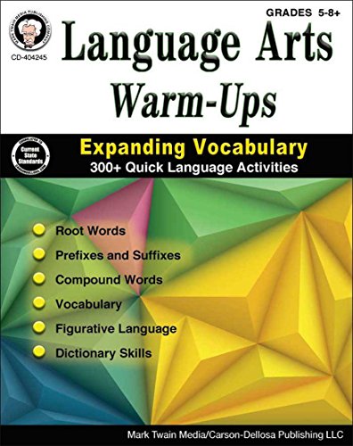 Imagen de archivo de Language Arts Warm-Ups, Grades 5 - 8 a la venta por HPB-Emerald