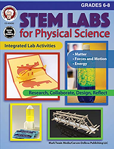 Imagen de archivo de Mark Twain - STEM Labs for Physical Science, Grades 6 - 8 a la venta por HPB-Diamond