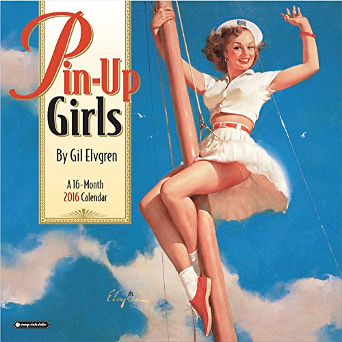 Imagen de archivo de Orange Circle Studio 16-Month 2016 Wall Calendar, Pinup Girls by Gil Elvgren a la venta por Buyback Express