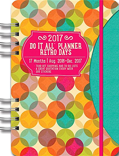 Stock image for Orange Circle Studio 17-Month 2017 Do It All Planner, Retro Days" for sale by Hawking Books