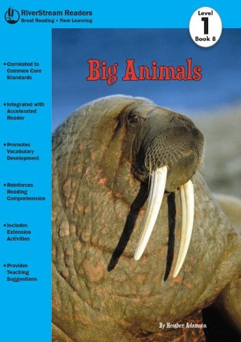 Beispielbild fr Big Animals (Riverstream Readers, Level 1) zum Verkauf von Wonder Book