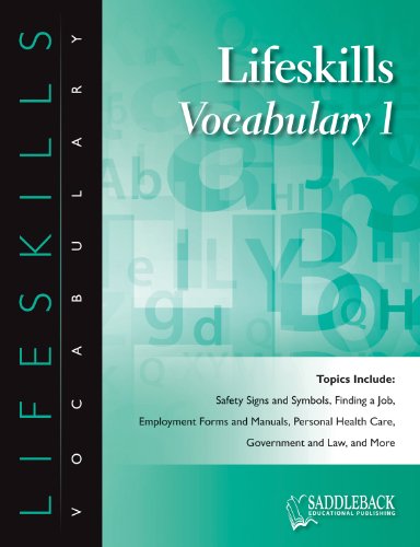 Lifeskills Vocabulary 1 Reproducible Book with CD (9781622500284) by Saddleback Educational Publishing
