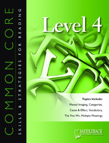 9781622500550: Common Core Skills & Strategies for Reading, Level 4