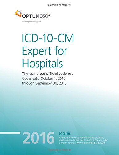 Imagen de archivo de ICD-10-CM Expert for Hospitals 2016 a la venta por Better World Books