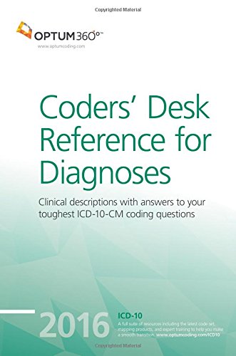 Stock image for Coders` Desk Reference for Diagnoses (ICD-10-CM) 2016 for sale by HPB-Red