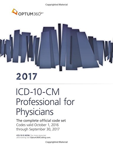 Imagen de archivo de ICD-10-CM Professional for Physicians 2017 a la venta por Better World Books