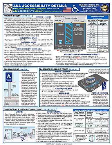 Stock image for ADA Accessibility Details Quick-Card: Updated based on 2010 ADA for sale by Ergodebooks
