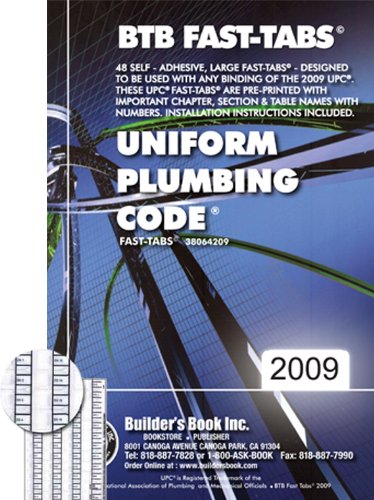 9781622709700: 2009 Uniform Plumbing Code (UPC) Fast Tabs