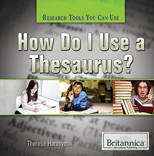 Imagen de archivo de How Do I Use a Thesaurus? a la venta por Better World Books: West