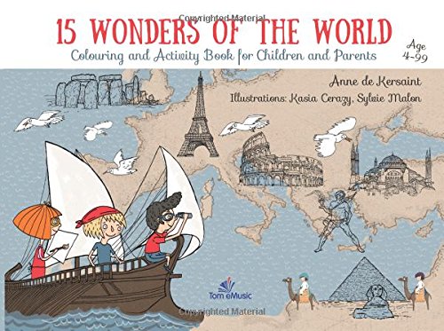 Stock image for 15 Wonders of the World: Colouring and Activity Book for Children and Parents for sale by WorldofBooks
