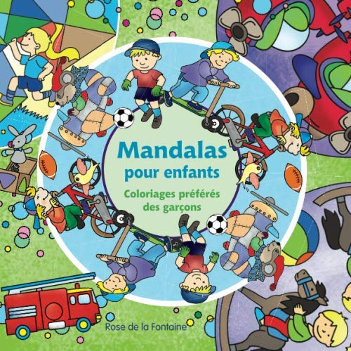 9781623213459: Coloriages prfrs des garons: Mandalas pour enfants