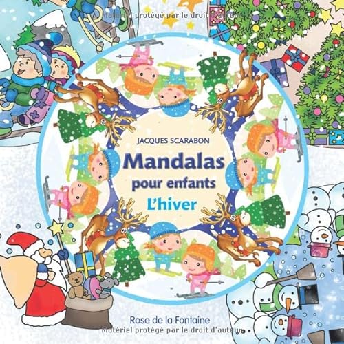 Imagen de archivo de L hiver: Mandalaspour enfants (Coloriages) a la venta por Revaluation Books