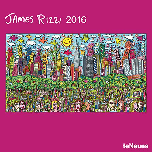 9781623255589: 2016 James Rizzi Wall Calendar