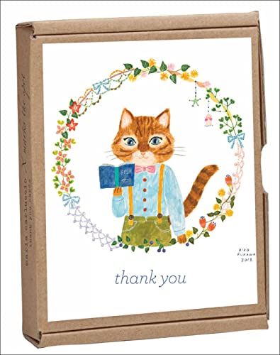 9781623256289: Cat Kawaii Greenthanks: Thank You Notecard Box Set