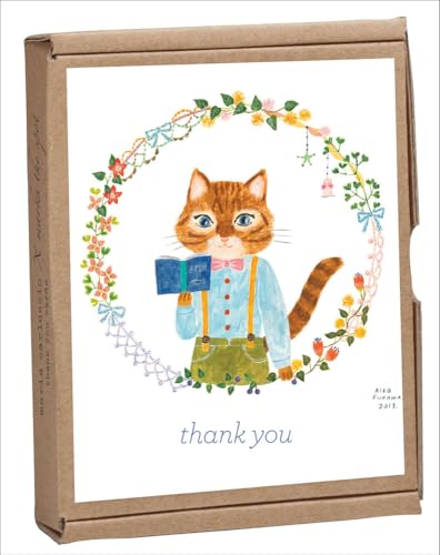 9781623256289: Cat Kawaii GreenThanks: Thank You Notecard Box Set