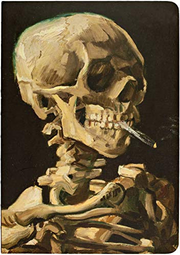 Stock image for Head of a Skeleton With a Burning Cigarette, Skull, A5 Notebook for sale by Blackwell's