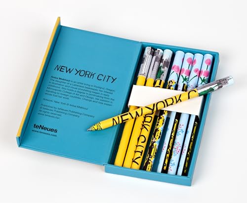 9781623259105: New York City 8-Pen Set: Set of 8 Ball Point Pens in a Slim Case