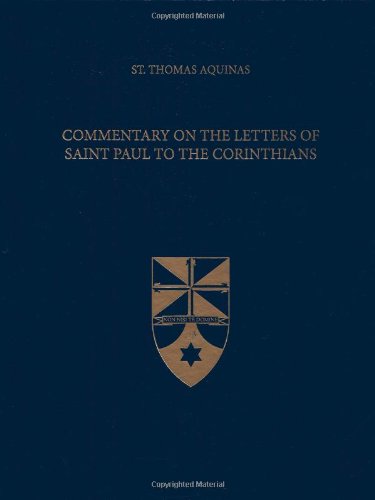 Stock image for Commentary on the Letters of Saint Paul to the Corinthians (Latin-English Edition) for sale by Byrd Books