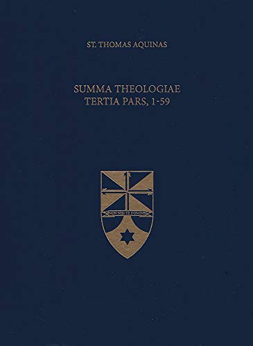 Stock image for Summa Theologiae Tertia Pars, 1-59 for sale by TextbookRush