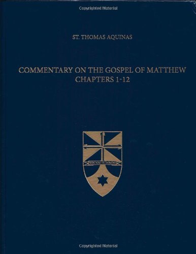Stock image for Commentary on the Gospel of Matthew 1-12 (Latin-English Edition) for sale by Revaluation Books