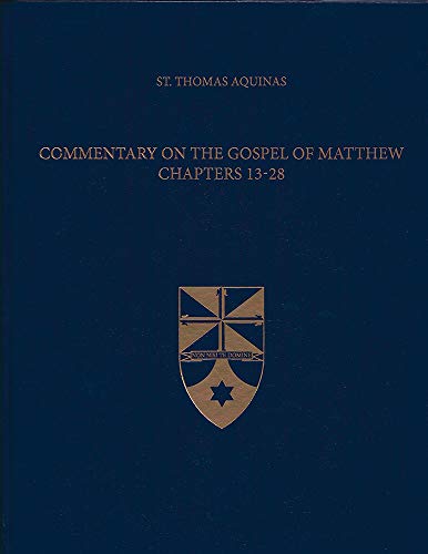 Stock image for Commentary on the Gospel of Matthew 13-28 (Latin-English Edition) for sale by Revaluation Books