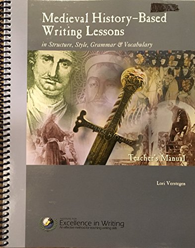9781623412494: Medieval History-Based Writing Lessons (Teacher's Manual Only)