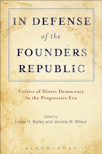 Beispielbild fr In Defense of the Founders Republic zum Verkauf von Blackwell's