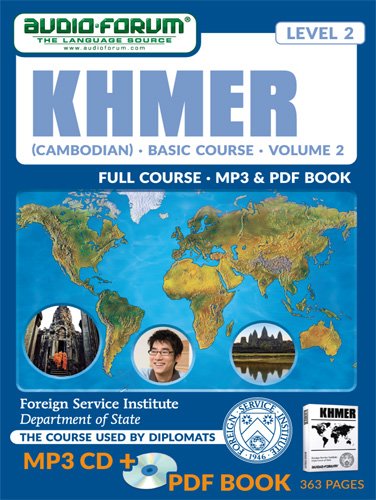 FSI: Basic Khmer (Cambodian) 2 (MP3/PDF) (9781623922580) by Foreign Service Institute