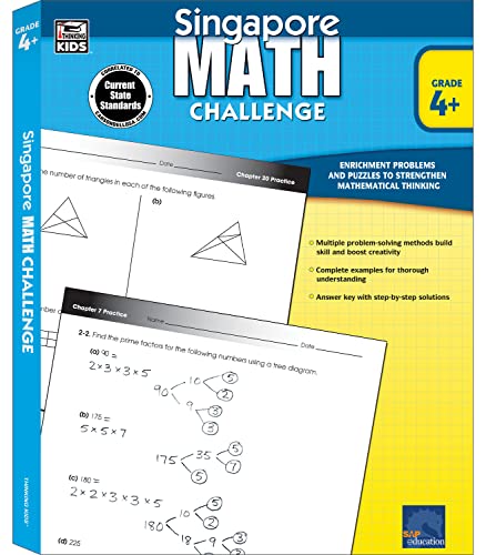 Stock image for Singapore Math Challenge Grade for sale by SecondSale