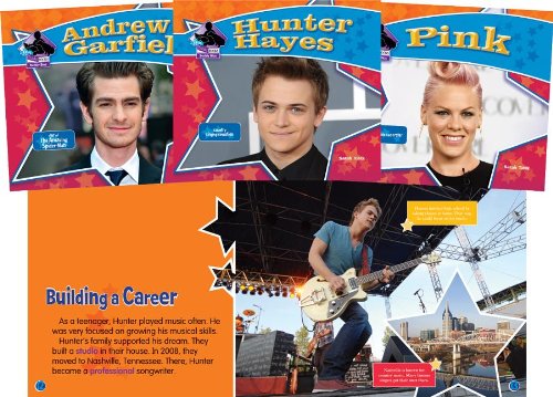 9781624031953: Big Buddy Biographies Set: Andrew Garfield / Hunter Hayes / Kelly Clarkson / Phillip Phillips / Pink / Robert Downey Jr.: 6 (Big Buddy Biographies, 11)