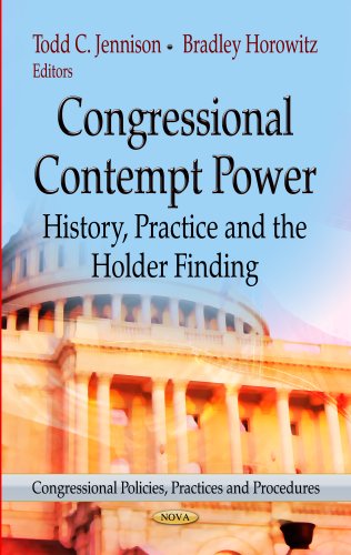 Imagen de archivo de Congressional Contempt Power a la venta por PBShop.store US