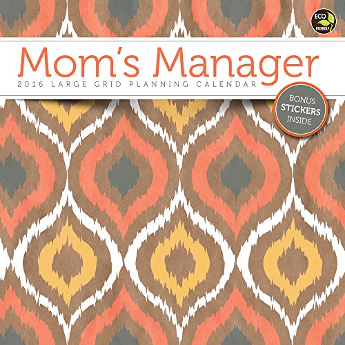 9781624381119: Moms Manager 2016 17-Month Calendar: Includes Stickers
