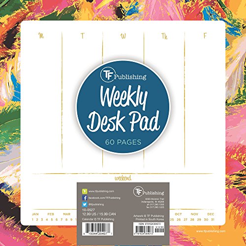 9781624384073: Splatter Weekly Desk Pad