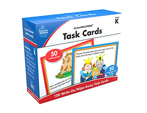 Beispielbild fr Carson-Dellosa Task Cards Learning Cards Grade K zum Verkauf von BooksRun