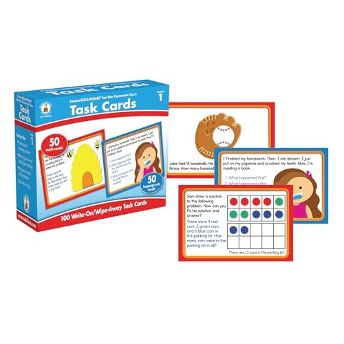 Beispielbild fr Carson-Dellosa Task Cards Learning Cards Grade 1 zum Verkauf von BooksRun