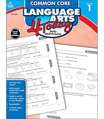 9781624426049: Common Core Language Arts 4 Today, Grade 1: Daily Skill Practice